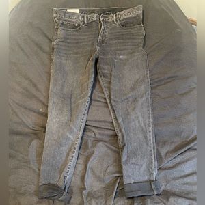 Gap Skinny Gray / Black Jeans 34x32